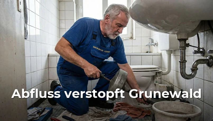 Rohrreinigung Service Grunewald Berlin - Zuverlässiger Partner für alle Rohrprobleme, Verstopfungen und Kanalprobleme in Grunewald und null. Erfahrene Experten mit modernster Technik.