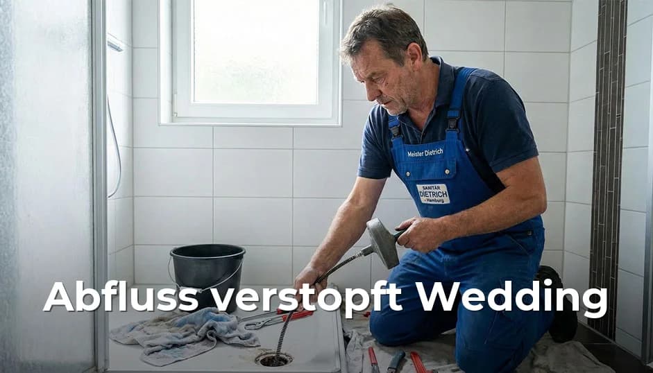 Rohrreinigung Service Wedding Berlin - Zuverlässiger Partner für alle Rohrprobleme, Verstopfungen und Kanalprobleme in Wedding und null. Erfahrene Experten mit modernster Technik.