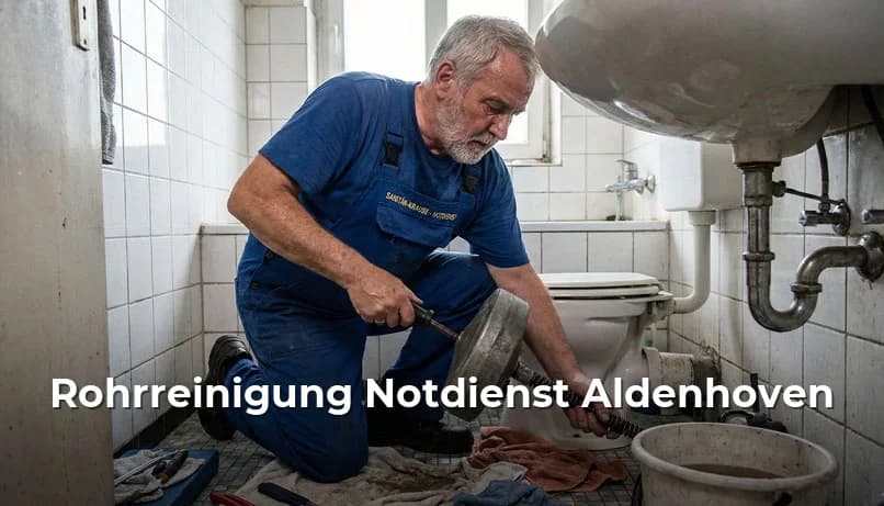 24/7 Notdienst Rohrreinigung Aldenhoven Nordrhein-Westfalen - Schnelle Hilfe bei Verstopfungen, WC verstopft, Abfluss verstopft in Aldenhoven und Umgebung