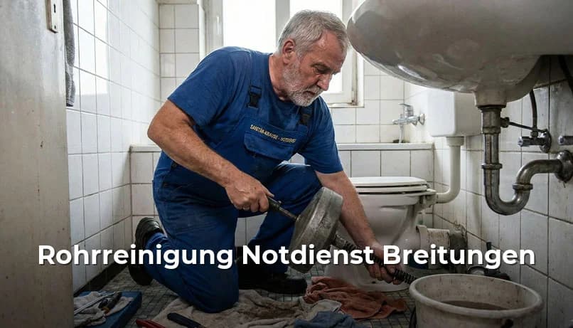 24/7 Notdienst Rohrreinigung Breitungen Thüringen - Schnelle Hilfe bei Verstopfungen, WC verstopft, Abfluss verstopft in Breitungen und Umgebung
