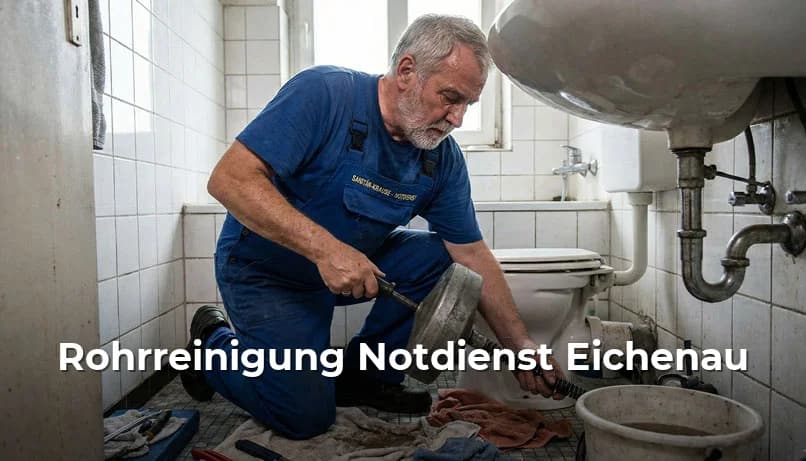 24/7 Notdienst Rohrreinigung Eichenau Bayern - Schnelle Hilfe bei Verstopfungen, WC verstopft, Abfluss verstopft in Eichenau und Umgebung