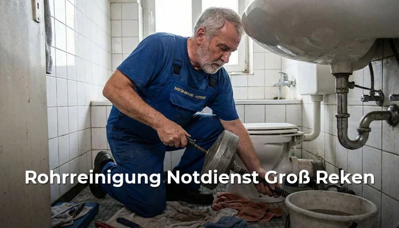 24/7 Notdienst Rohrreinigung Groß Reken Nordrhein-Westfalen - Schnelle Hilfe bei Verstopfungen, WC verstopft, Abfluss verstopft in Groß Reken und Umgebung