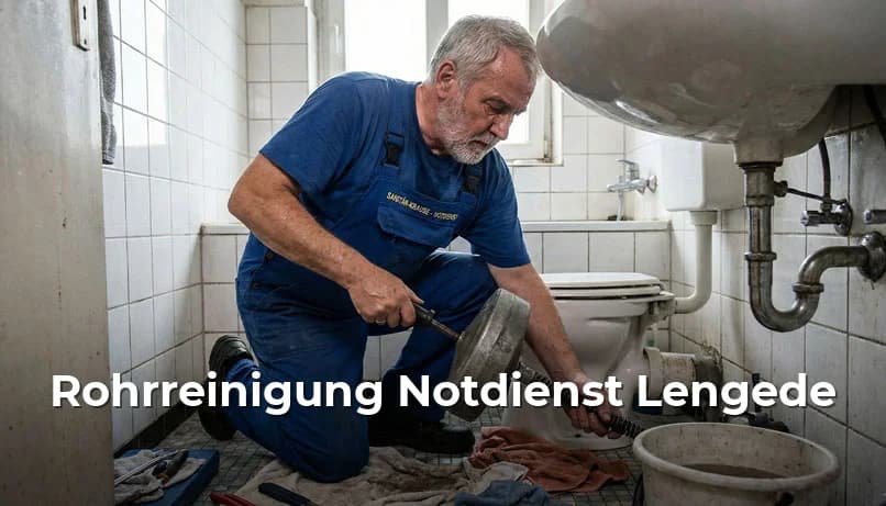 24/7 Notdienst Rohrreinigung Lengede Niedersachsen - Schnelle Hilfe bei Verstopfungen, WC verstopft, Abfluss verstopft in Lengede und Umgebung