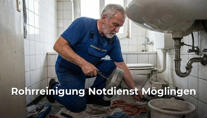 24/7 Notdienst Rohrreinigung Möglingen Baden-Württemberg - Schnelle Hilfe bei Verstopfungen, WC verstopft, Abfluss verstopft in Möglingen und Umgebung