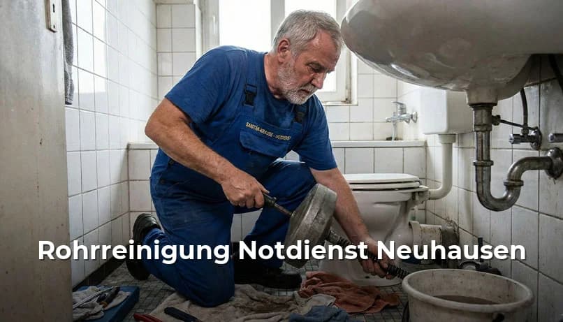 24/7 Notdienst Rohrreinigung Neuhausen Baden-Württemberg - Schnelle Hilfe bei Verstopfungen, WC verstopft, Abfluss verstopft in Neuhausen und Umgebung