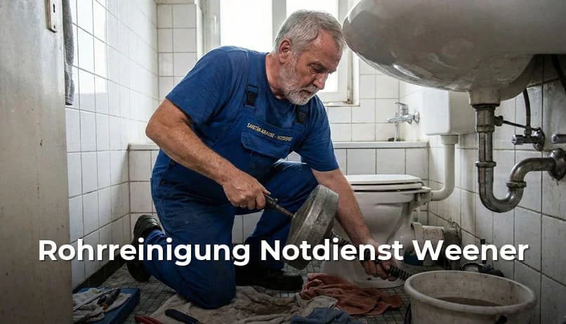 24/7 Notdienst Rohrreinigung Weener Niedersachsen - Schnelle Hilfe bei Verstopfungen, WC verstopft, Abfluss verstopft in Weener und Umgebung