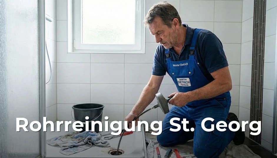 Professionelle Rohrreinigung und Kanalreinigung St. Georg Hamburg - Schnelle Hilfe bei Verstopfungen, Abflussproblemen und Rohrbrüchen in St. Georg und null