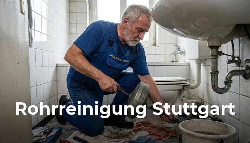 Professionelle Rohrreinigung und Kanalreinigung Stuttgart Baden-Württemberg - Schnelle Hilfe bei Verstopfungen, Abflussproblemen und Rohrbrüchen in Stuttgart und Kreisfreie Stadt Stuttgart