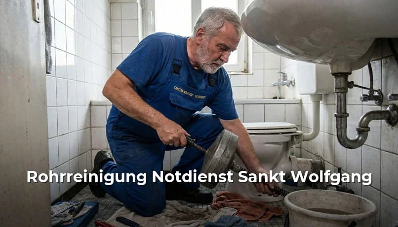 24h Notdienst Rohrreinigung Sankt Wolfgang 24/7 Notdienst Rohrreinigung Sankt Wolfgang Bayern - Schnelle Hilfe bei Verstopfungen, WC verstopft, Abfluss verstopft in Sankt Wolfgang und Umgebung