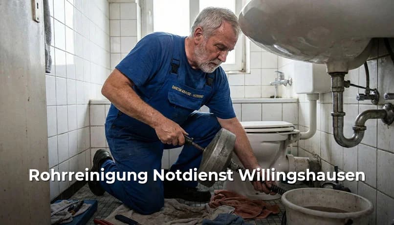 24h Notdienst Rohrreinigung Willingshausen 24/7 Notdienst Rohrreinigung Willingshausen Hessen - Schnelle Hilfe bei Verstopfungen, WC verstopft, Abfluss verstopft in Willingshausen und Umgebung